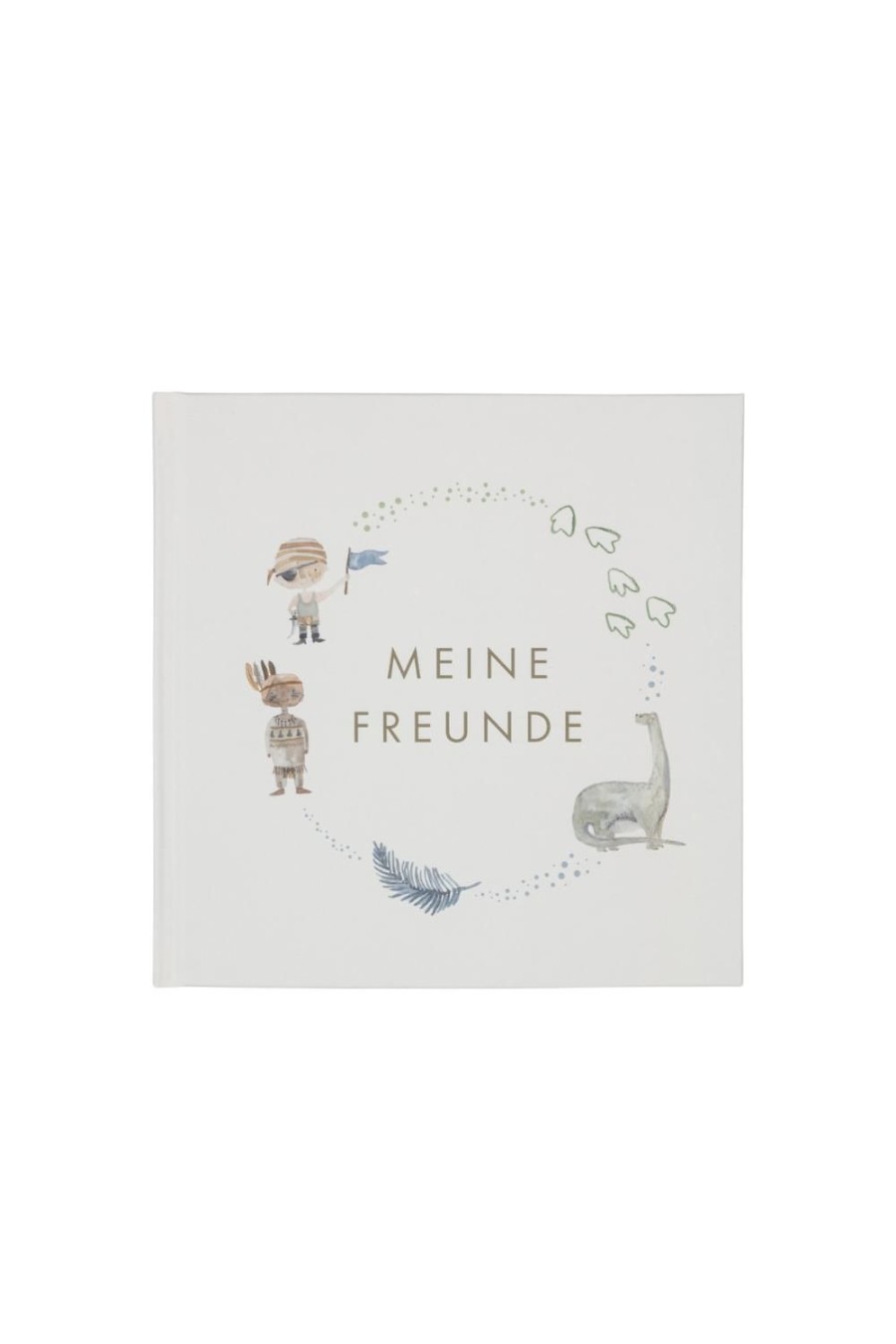 leevje Freundebucher | Freundebuch "Pirate, Dino & Little Feather"