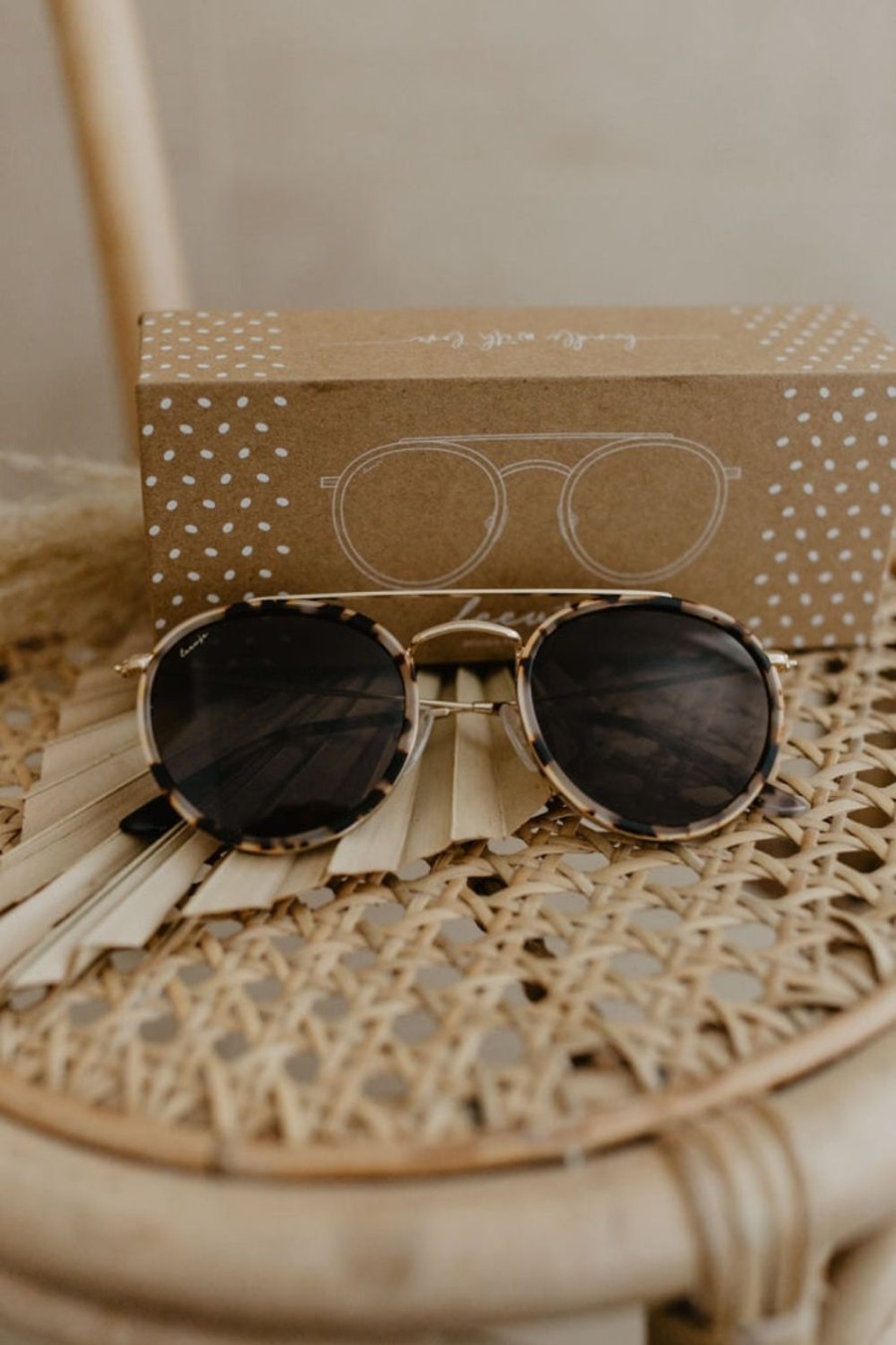 leevje Sonnenbrillen | Sunglasses Golden Sun In Tortoise Sand