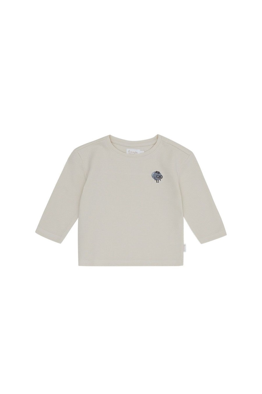 leevje Hemden & Shirts | Longsleeve 'Blueberry' Aus Wafflie Pique