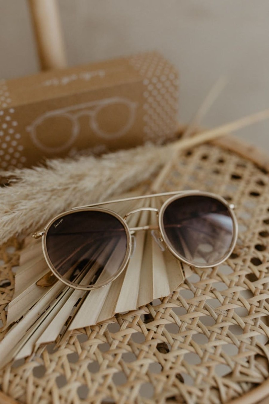 leevje Sonnenbrillen | Sunglasses Golden Sun In Gold