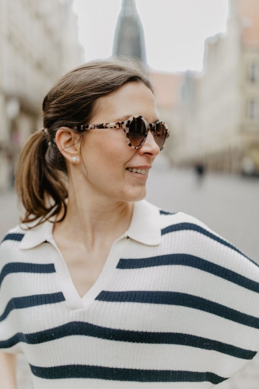 leevje Sonnenbrillen | Sunglasses Lagoon Fur Frauen In Tortoise Sand