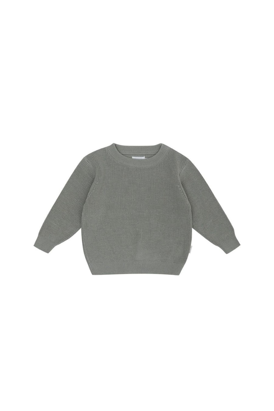 leevje Sweatshirts & Strick | Chunky Knit Pullover 'Soft Green'