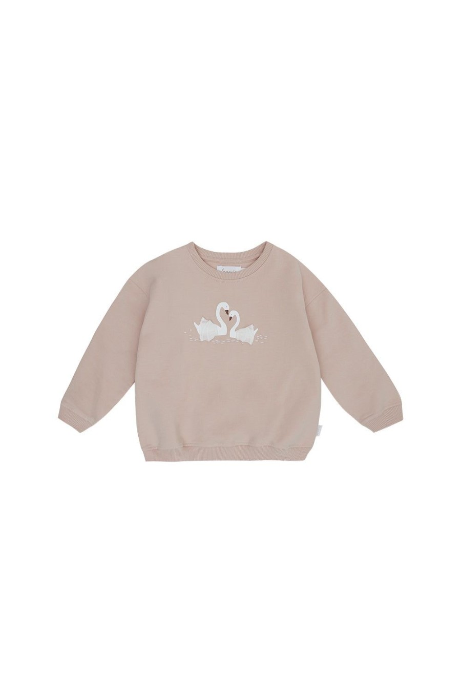 leevje Sweatshirts & Strick | Oversized Sweatshirt 'Tiny Swan Couple'