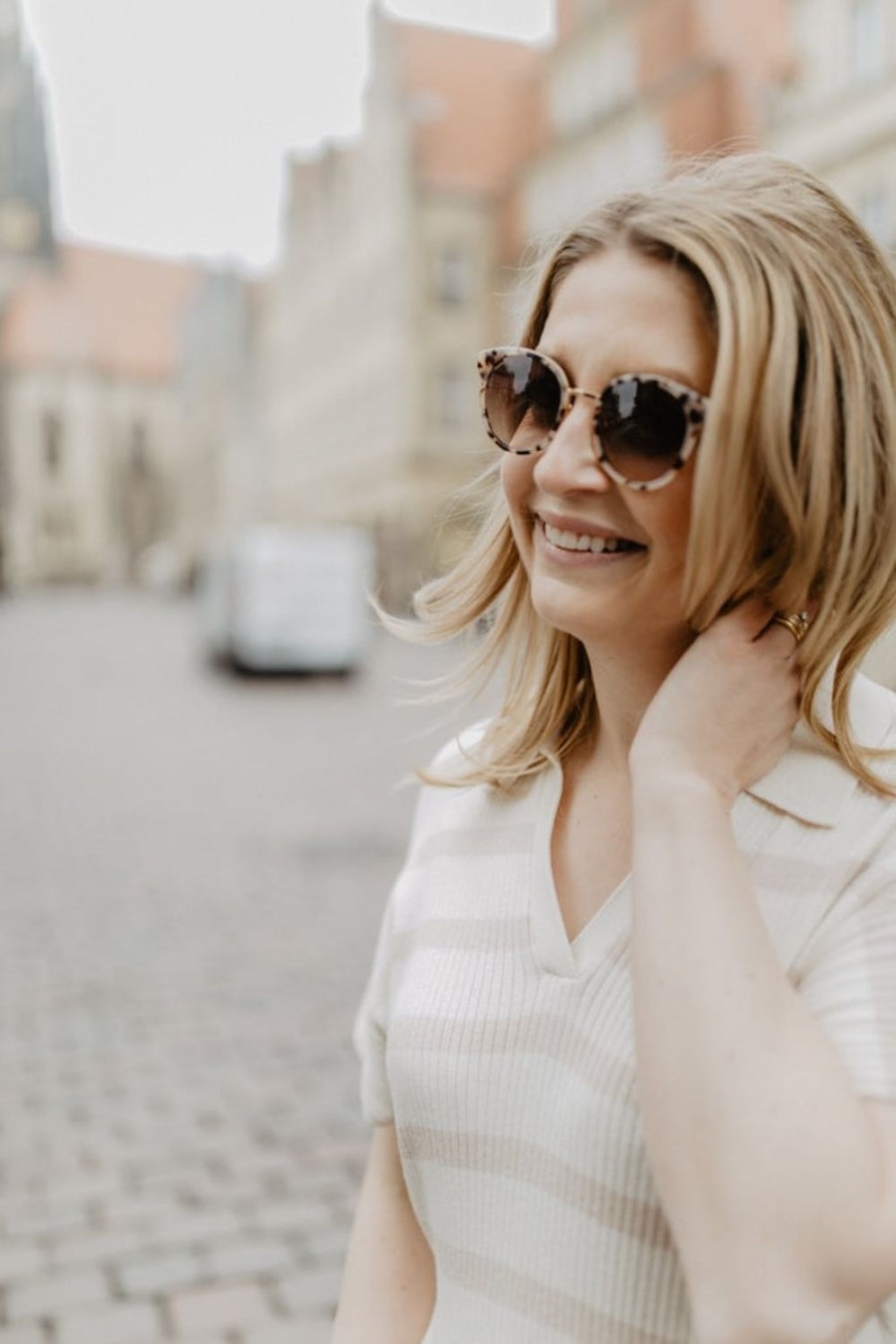 leevje Sonnenbrillen | Sunglasses Dune Fur Frauen In Tortoise Sand