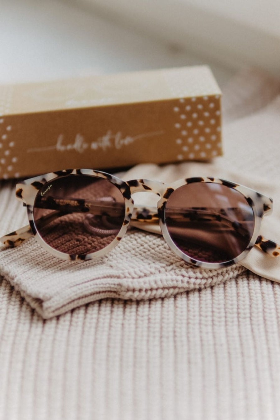 leevje Sonnenbrillen | Sunglasses Waves Fur Frauen In Tortoise Sand