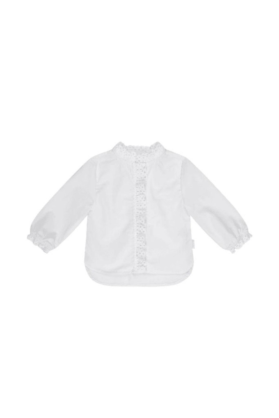 leevje Blusen & Shirts | Spitzenbluse Mit Broderie Anglaise Fur Kinder