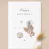 leevje Einladungs- / Karten | Postkarte Universe "Happy Birthday"