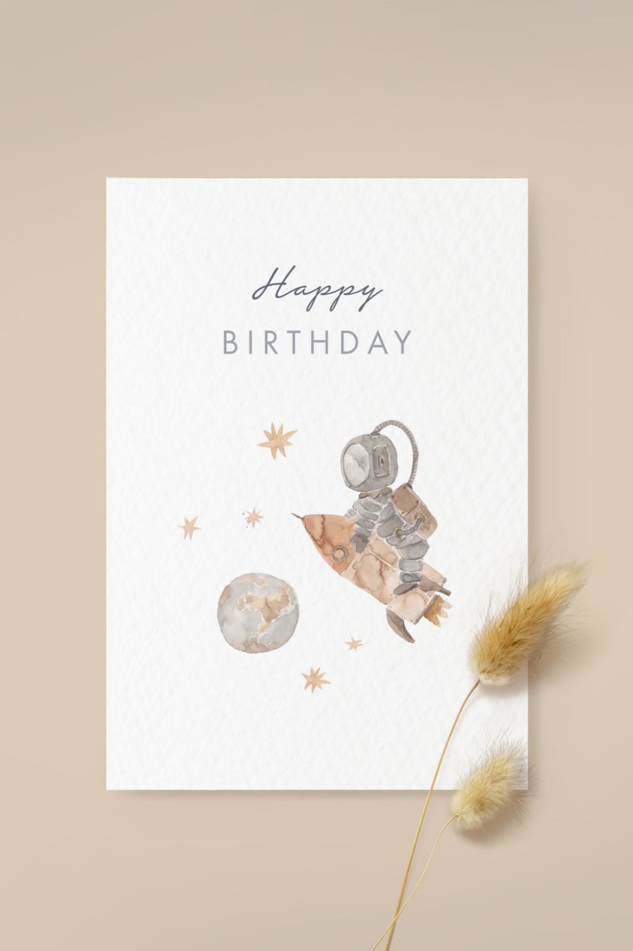 leevje Einladungs- / Karten | Postkarte Universe "Happy Birthday"