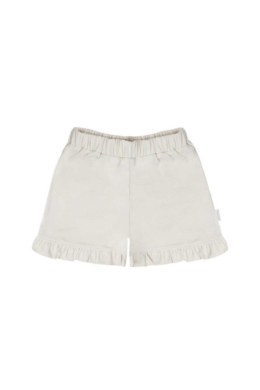 leevje Rocke & Shorts | Shorts Mit Ruschensaum 'Beige'