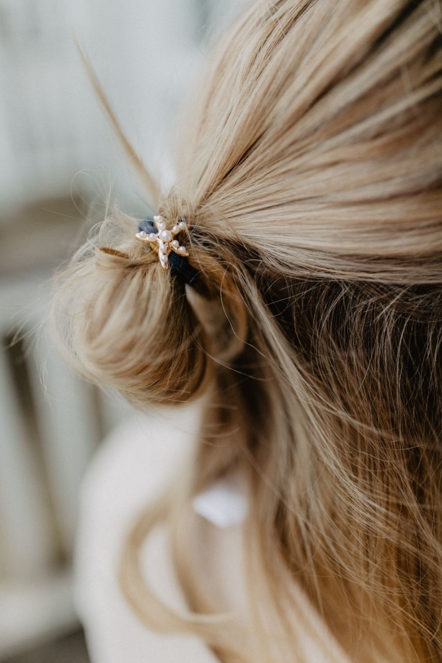 leevje Haarspangen | 3Er-Set Haarbander 'Blue Mix' Fur Frauen