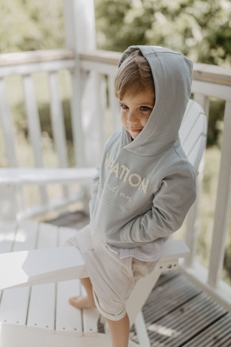 leevje Sweatshirts & Strick | Uni Oversized Hoodie 'Vacation Mood On'